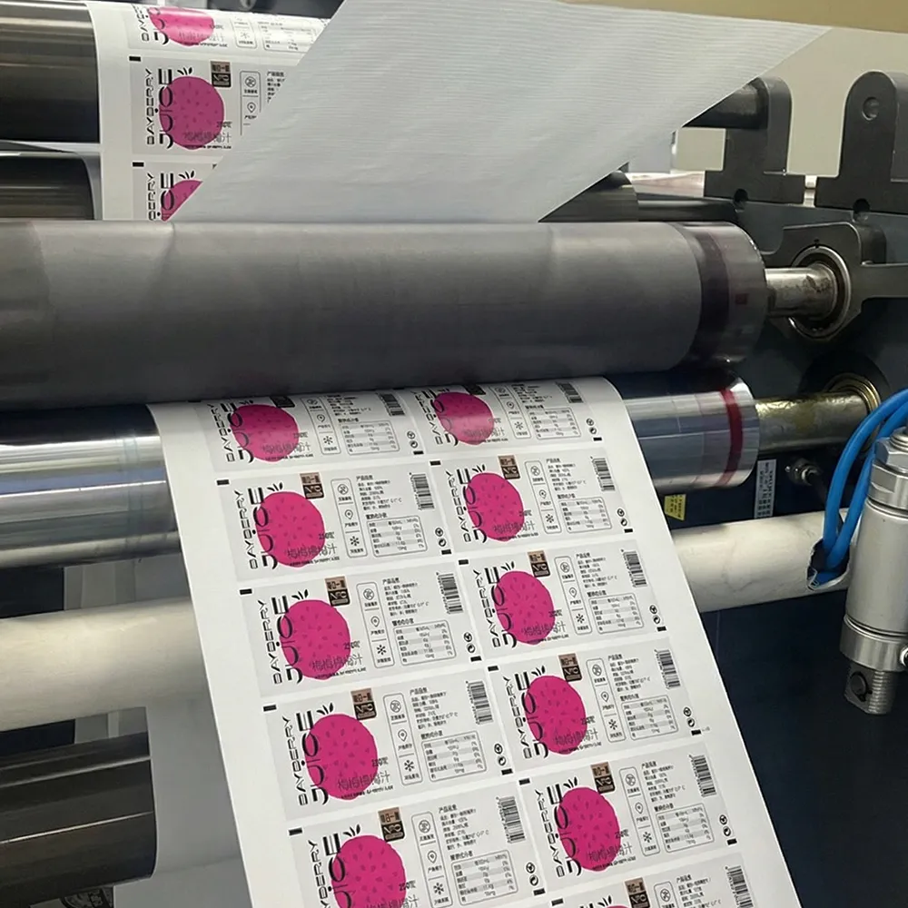 label overlaminate application matte water based webp